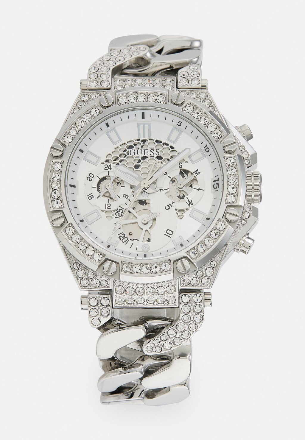 

Часы БАРОН Guess, серебристый