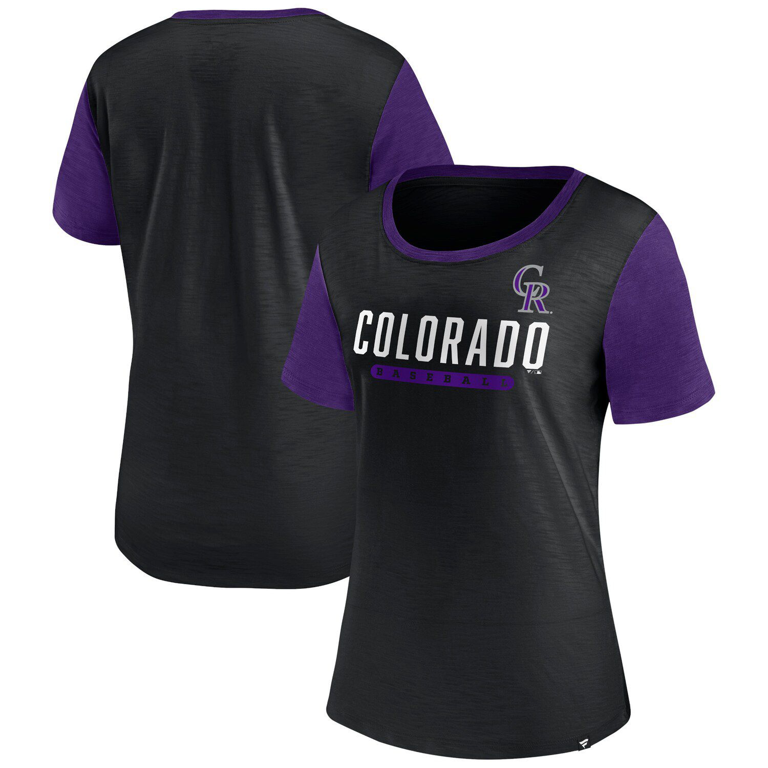 

Женская черная футболка с фирменным логотипом Colorado Rockies Mound Fanatics, Черный