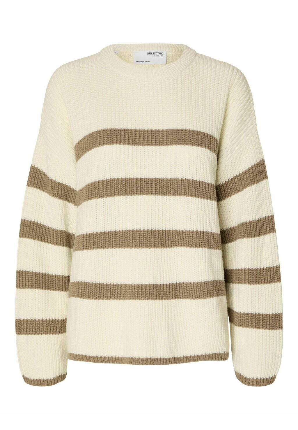 

Свитшот Selected Femme BLOOMIE LS O-NECK NOOS, белоснежный