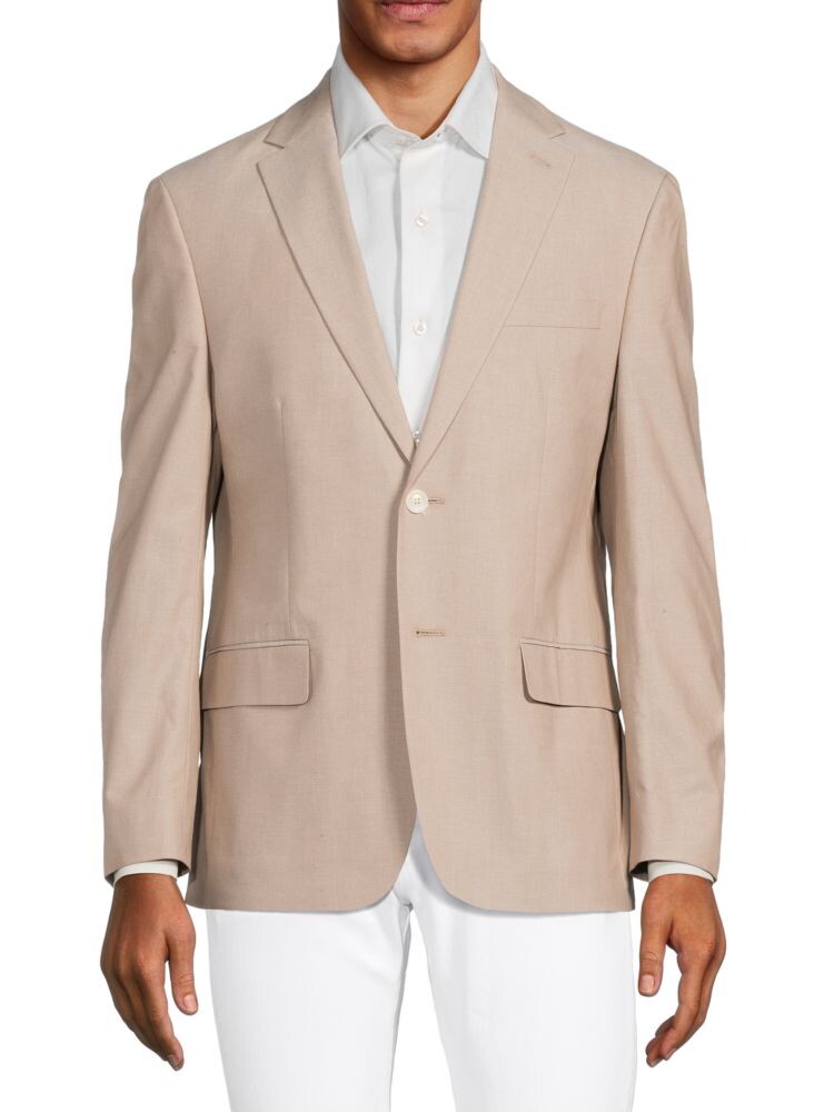 

Блейзер Modern Fit с перекрестной штриховкой Tommy Hilfiger, цвет Tan