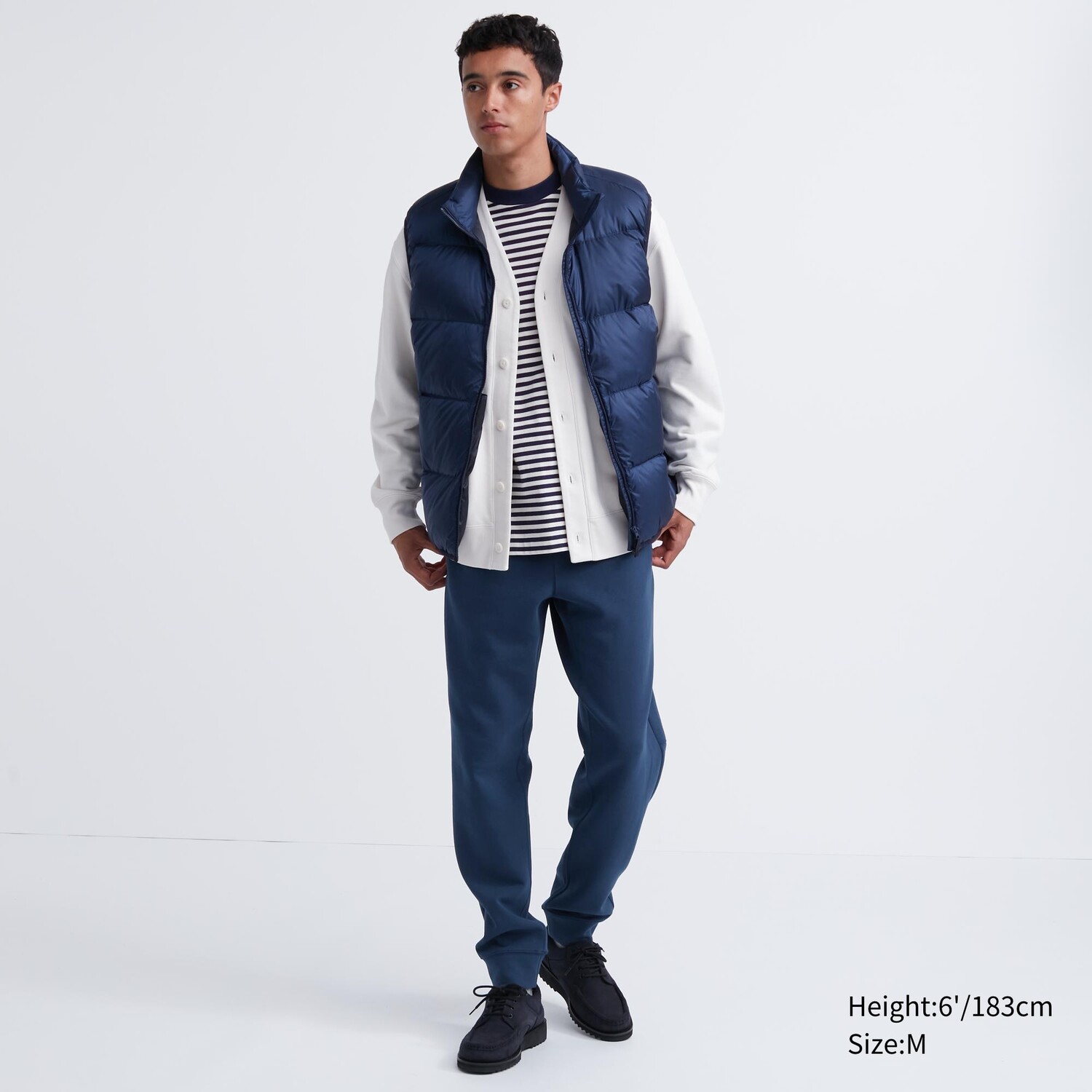 

Брюки-джоггеры DRY Stretch (длинные) Uniqlo, синий
