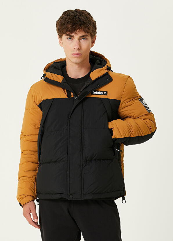 

Прочное водоотталкивающее пуховик архивного типа. Timberland, черный