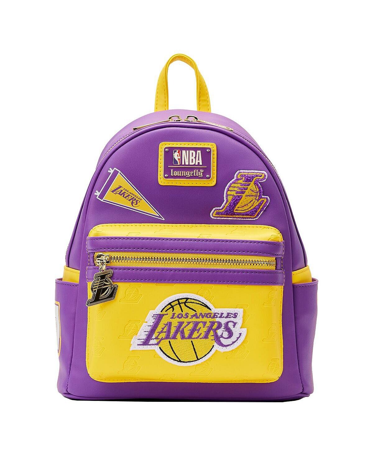 

Мужской и женский мини-рюкзак с нашивками Los Angeles Lakers Loungefly