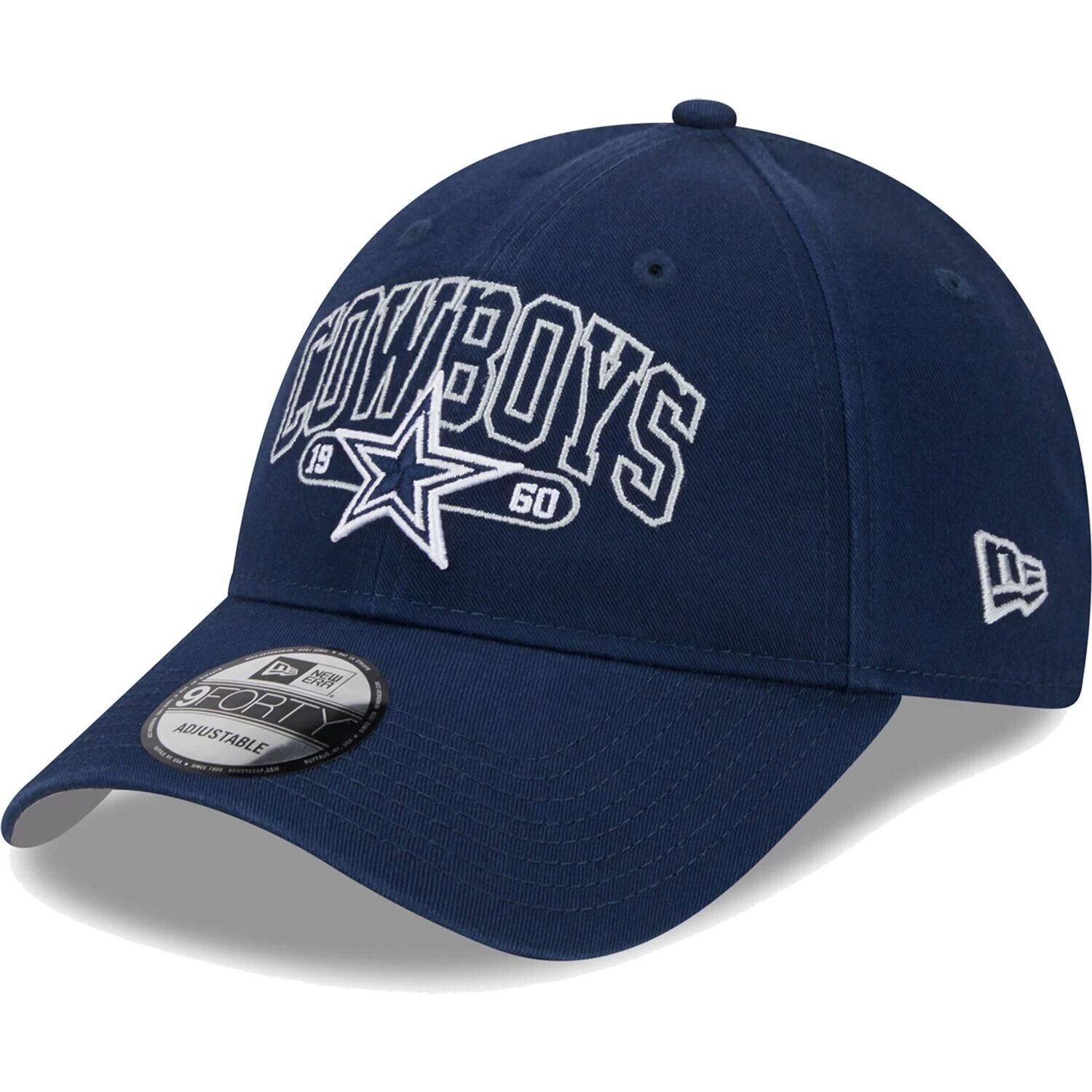 

Мужская темно-синяя кепка New Era Dallas Cowboys Outline 9FORTY Snapback