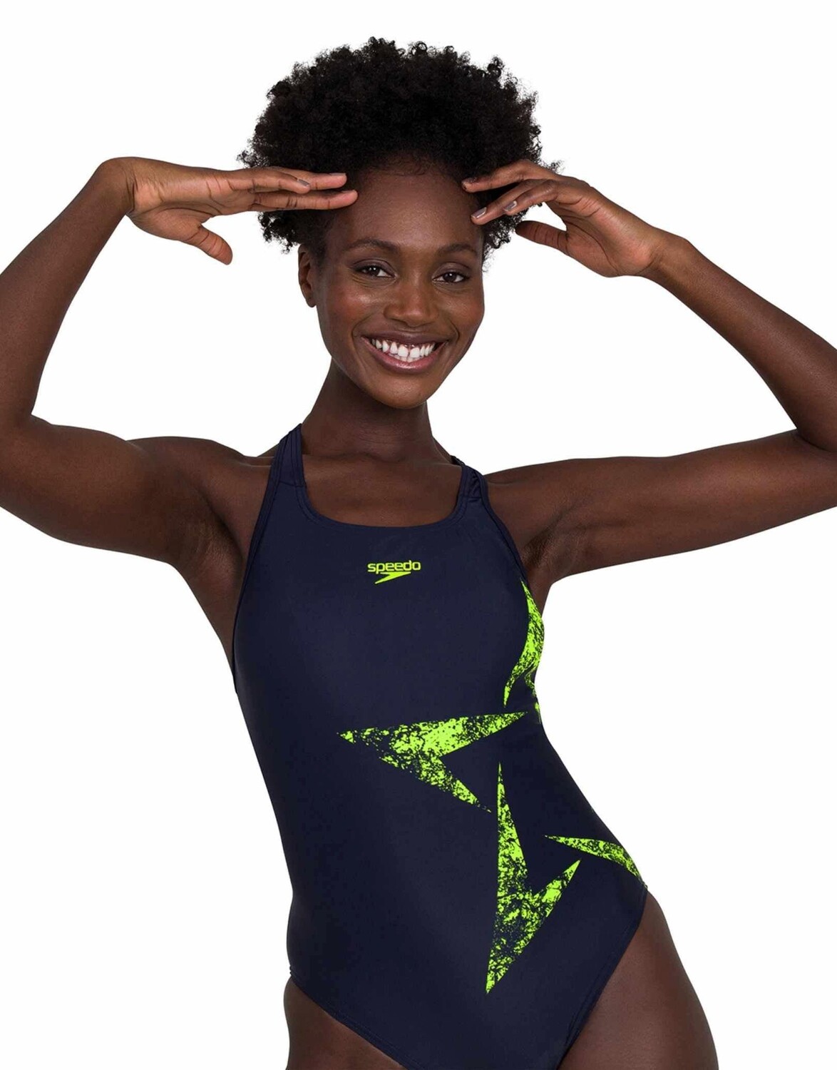 

Boomstar Placement Racerback — темно-синий/желтый Speedo, синий