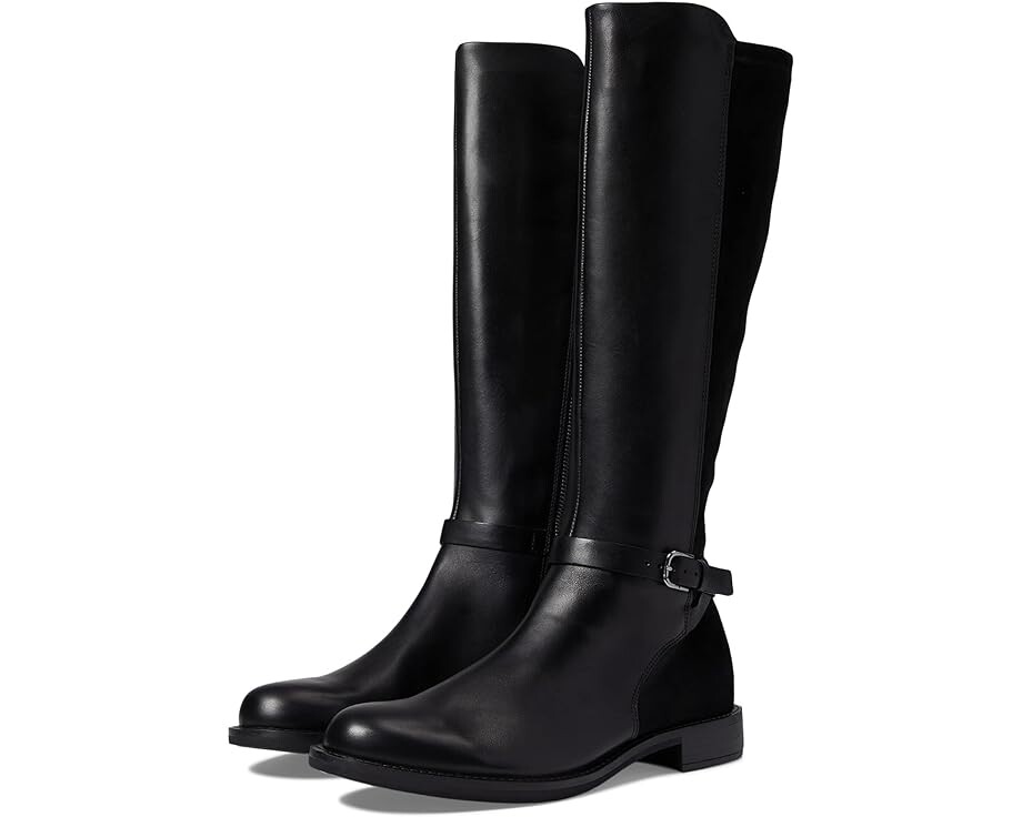 

Ботинки ECCO Sartorelle 25 Tall Buckle Boot, цвет Black/Black