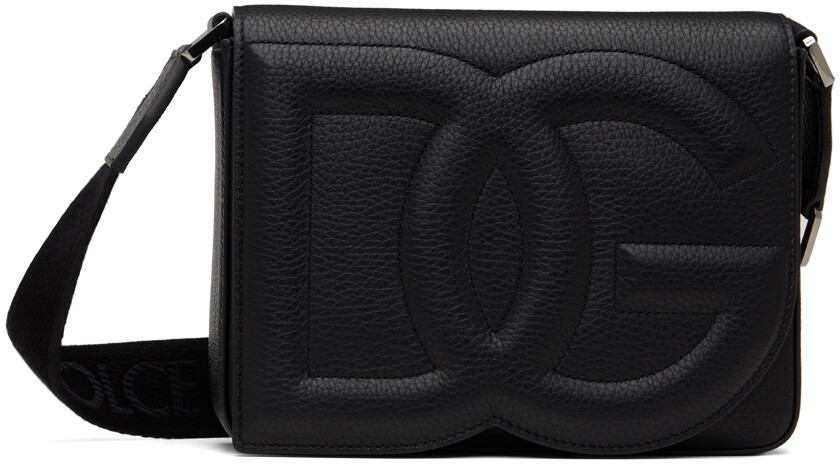 

Черная сумка через плечо с логотипом DG среднего размера Dolce&Gabbana