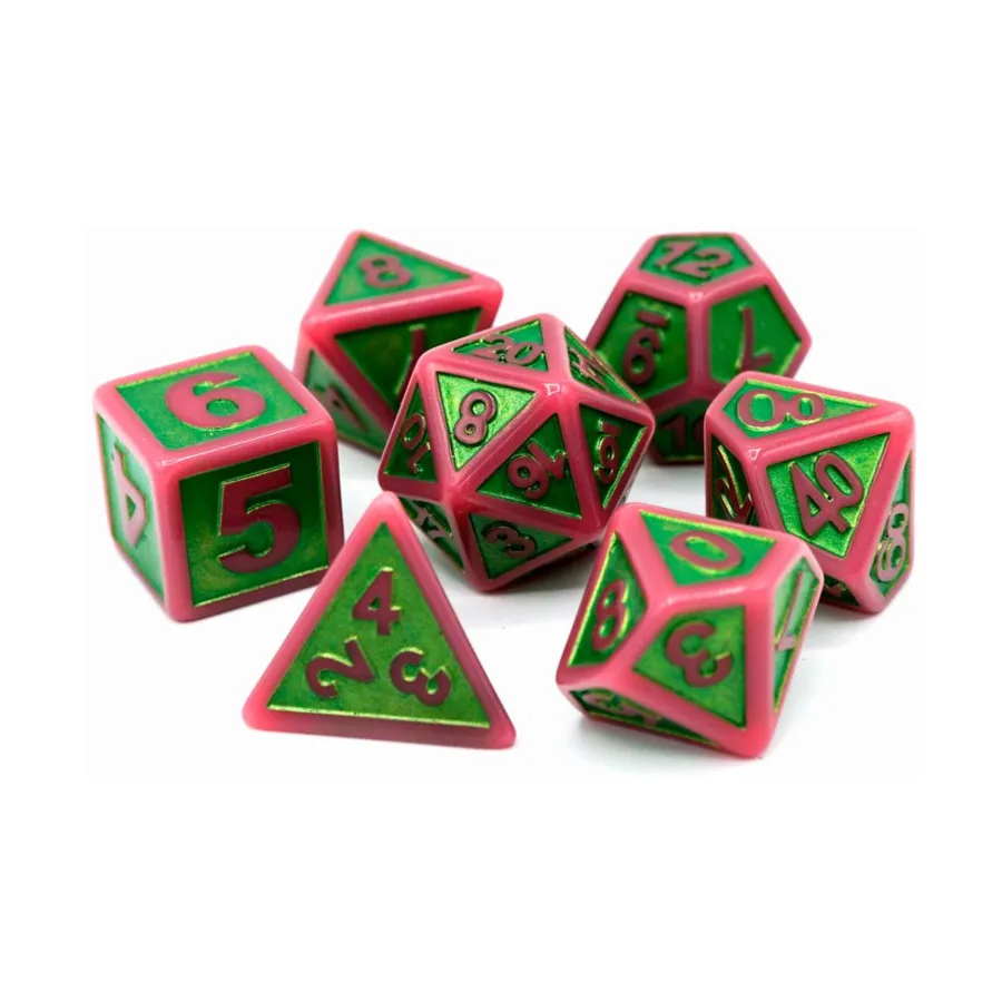 

Поли-набор - Неукротимый кокатрис (7), Polymer Poly Sets (Die Hard Dice)