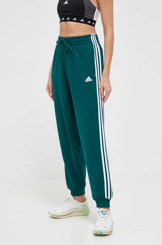 

Хлопковые спортивные штаны adidas, зеленый