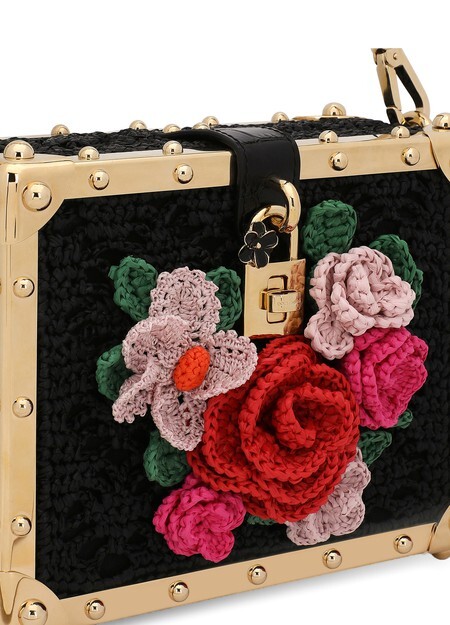 

Сумка Dolce Box крючком из рафии Dolce & Gabbana
