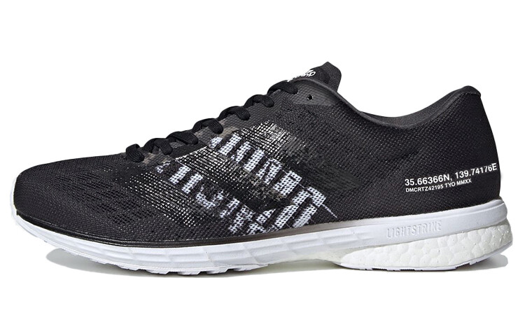 

Кроссовки Adizero Japan 5 унисекс с низким верхом, черные/белые Adidas