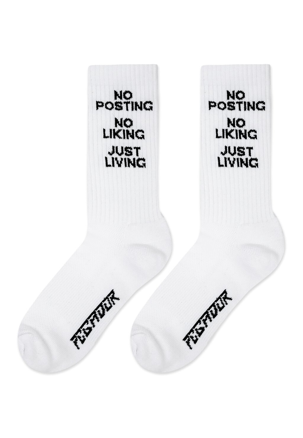 

Носки No Posting Socks Unisex Pegador, цвет white/black