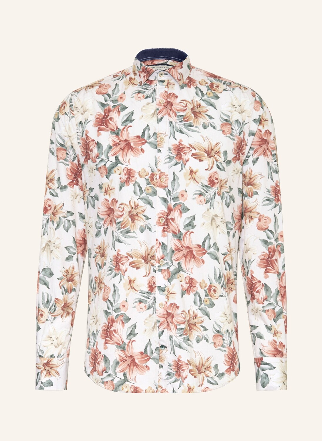

Рубашка COLOURS & SONS Casual Fit, белый
