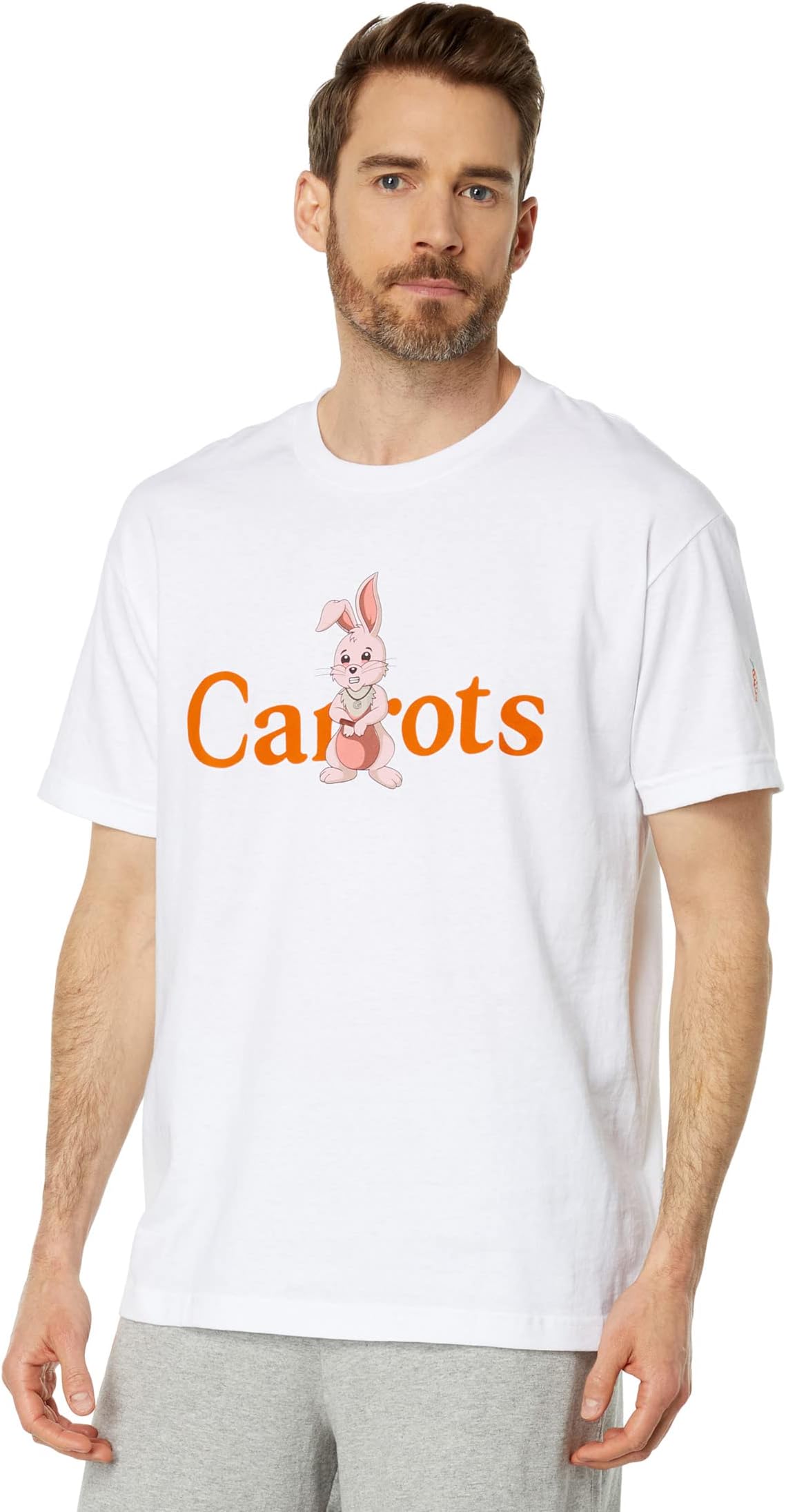 

Футболка с надписью Cokane Rabbit Carrots By Anwar Carrots, белый