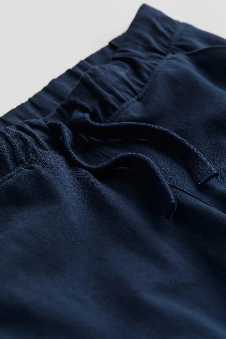 

Спортивные брюки из хлопкового джерси H&M, синий