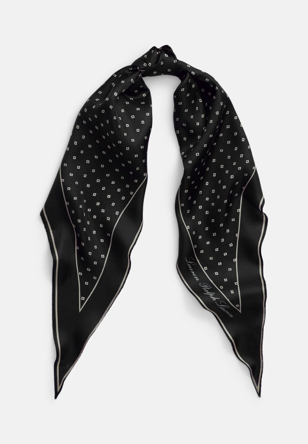 

Шарф Ditsy Scarf Lauren Ralph Lauren, черный