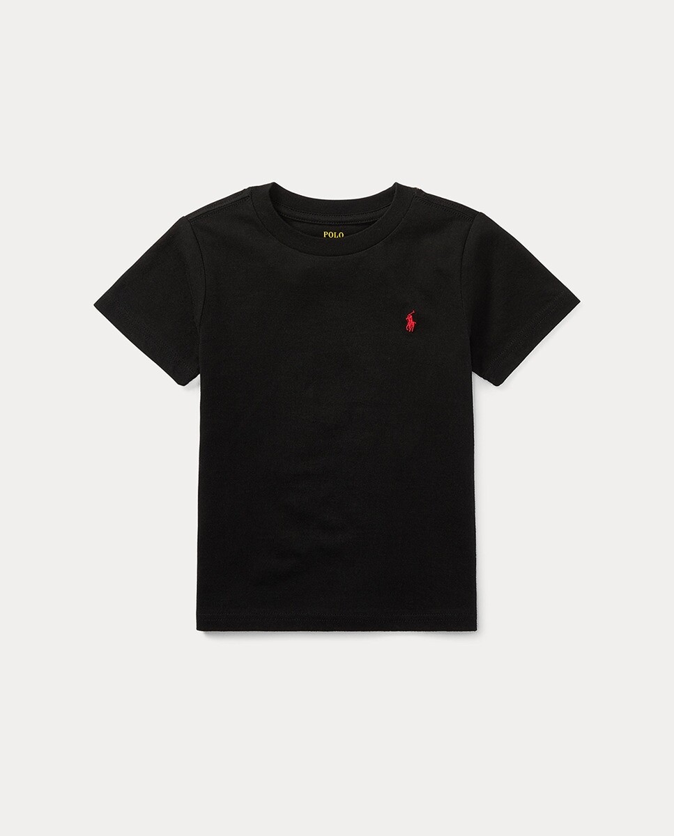 

Черная футболка для мальчика с логотипом Polo Ralph Lauren, черный