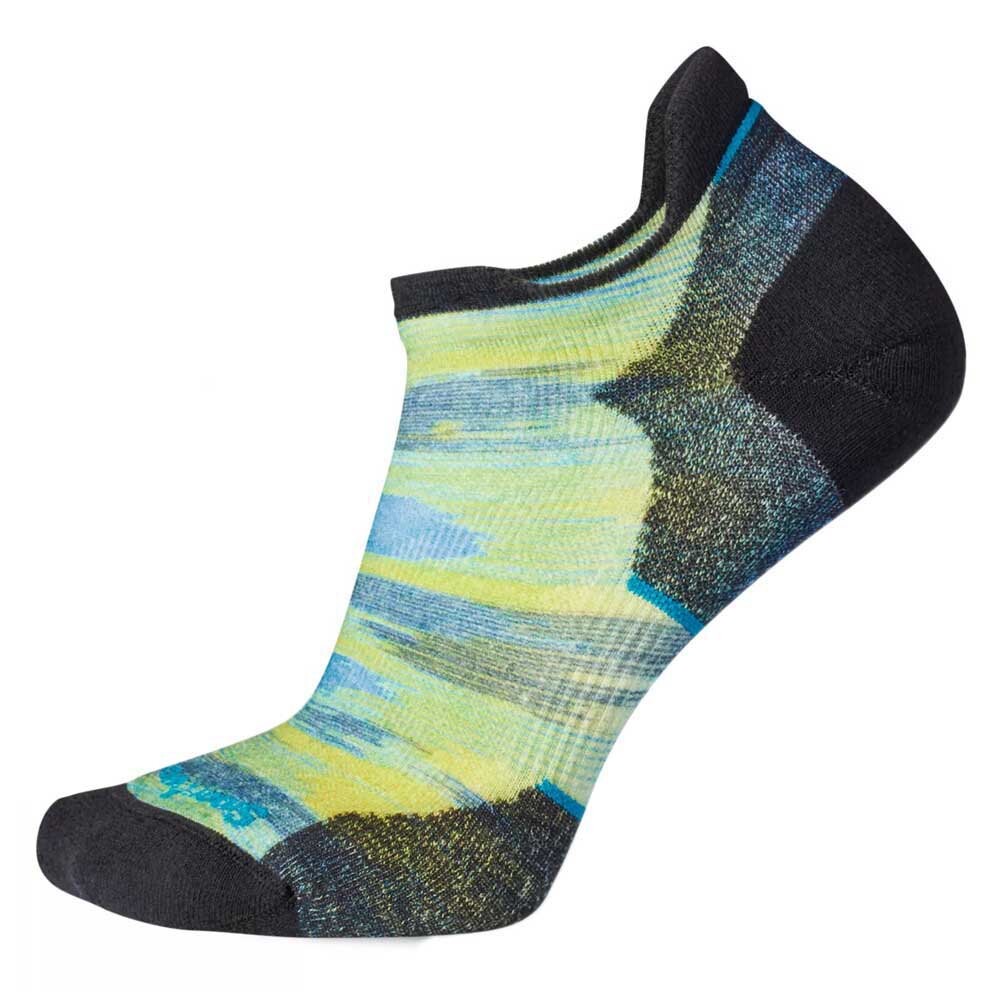 

Носки Smartwool Run Targeted Cushion Brush Stroke Print Low Ankle, синий