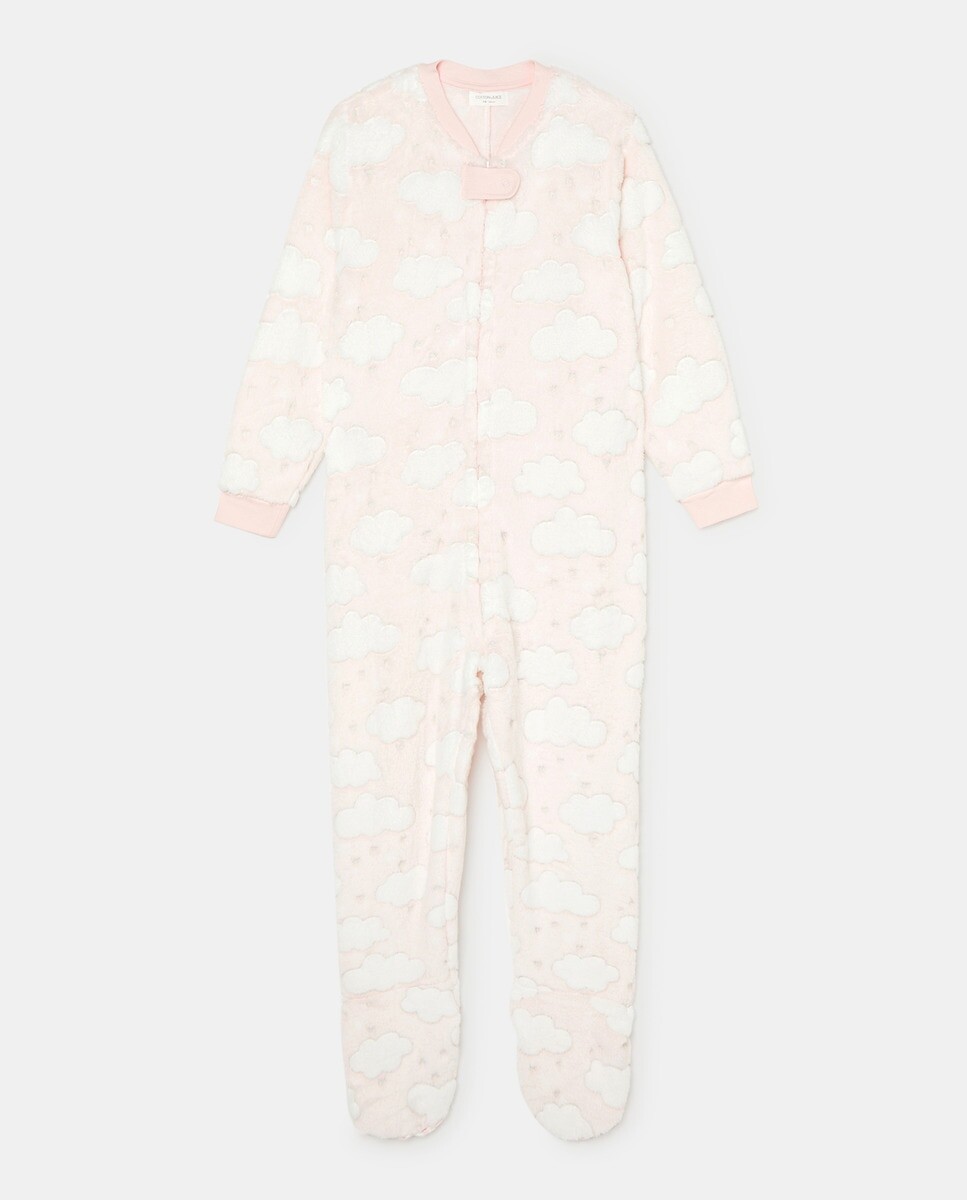 

Комбинезон для девочки с длинными рукавами Cotton Juice, розовый