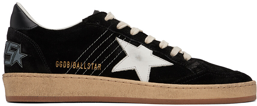 

Черные кроссовки Ball Star Golden Goose