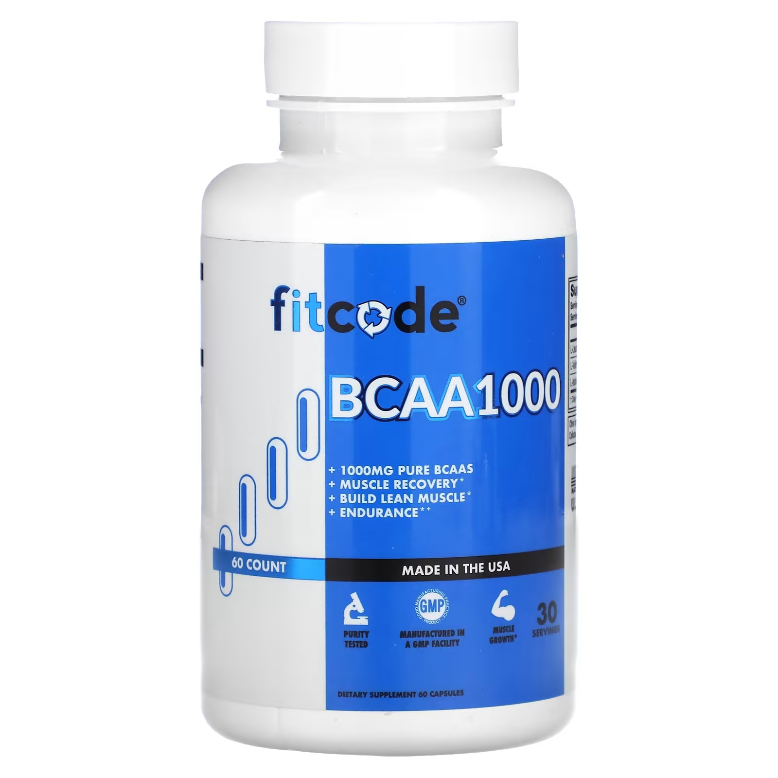 fitcode BCAA 1000 60 штук