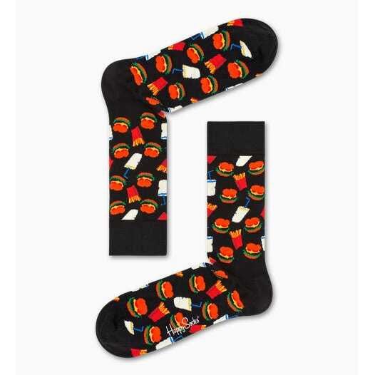 

Носки Happy Happy Sock Hamburger, черный