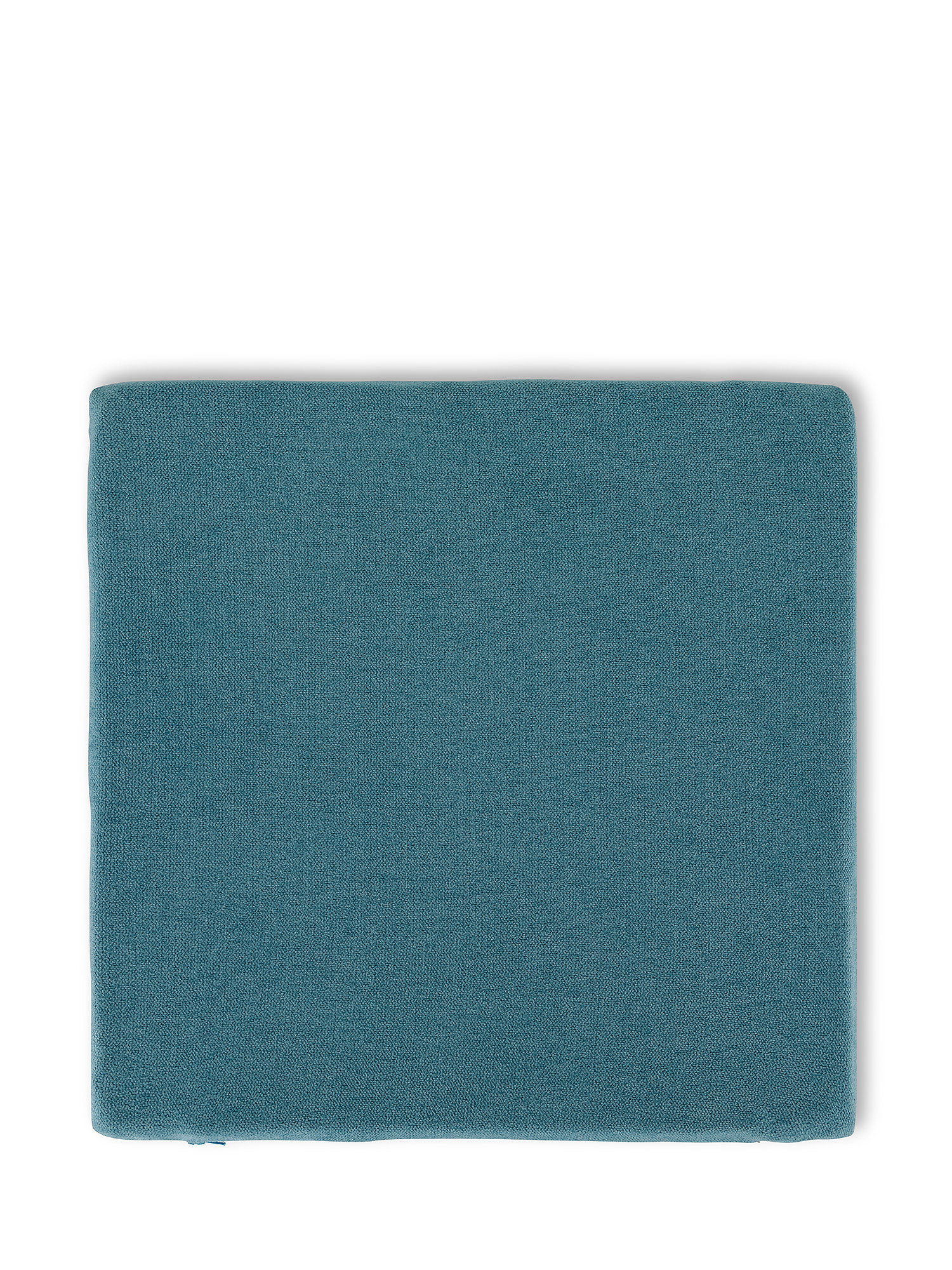 Однотонная хлопковая подушка на стул Coincasa, синий