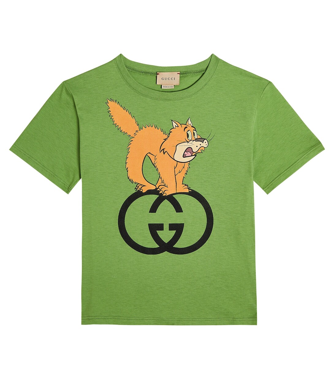 

Футболка из хлопкового джерси из коллаборации с The Jetsons Gucci, зеленый
