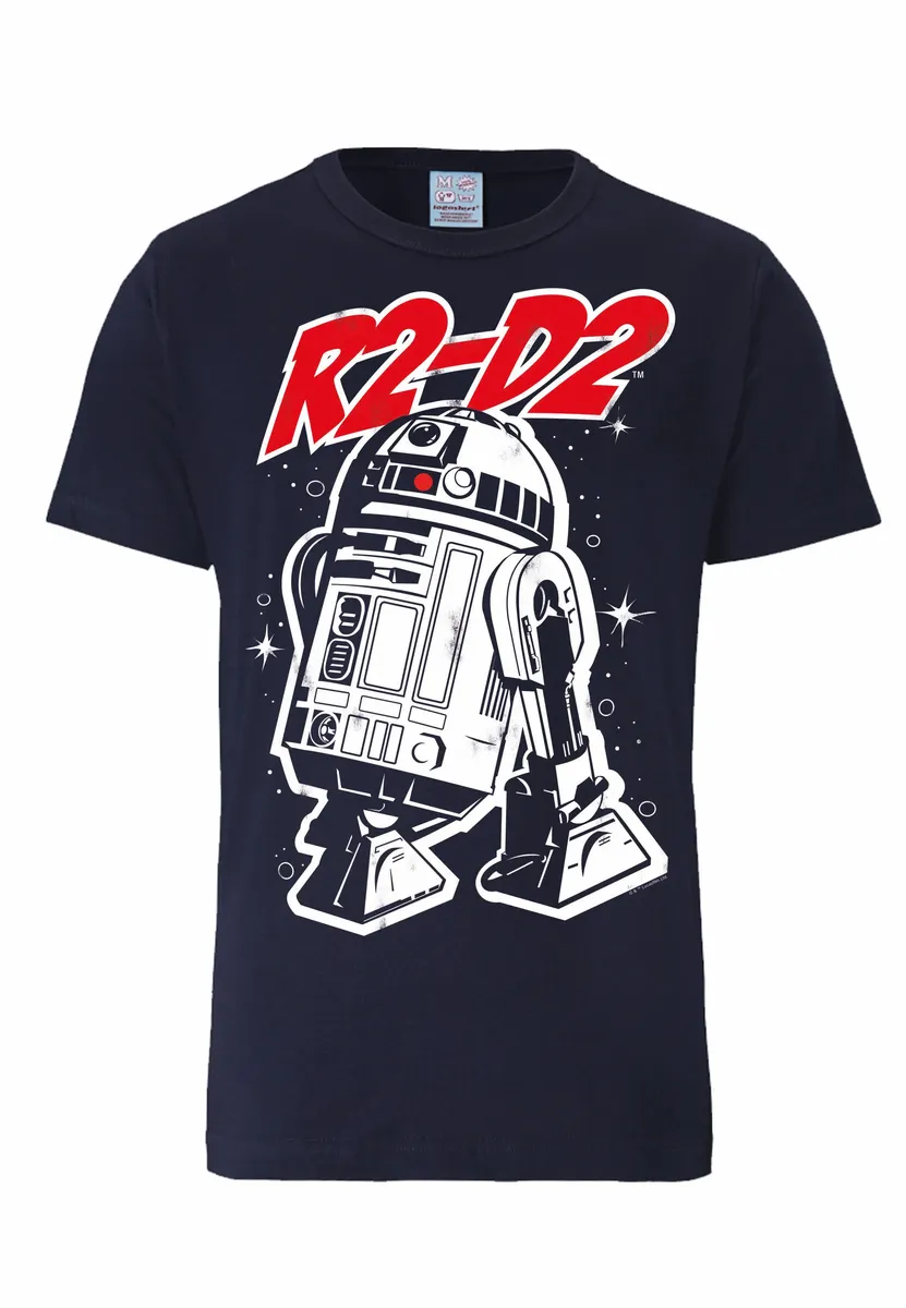 

Футболка Logoshirt "R2-D2", с классным мотивом спереди, синий