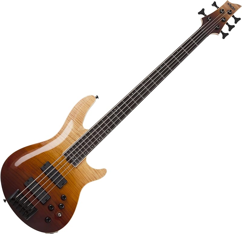 Басс гитара Schecter SLS ELITE-5 Electric Bass in Antique Fade Burst