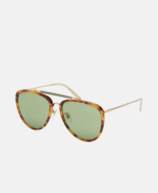

Солнцезащитные очки Gucci, зеленый