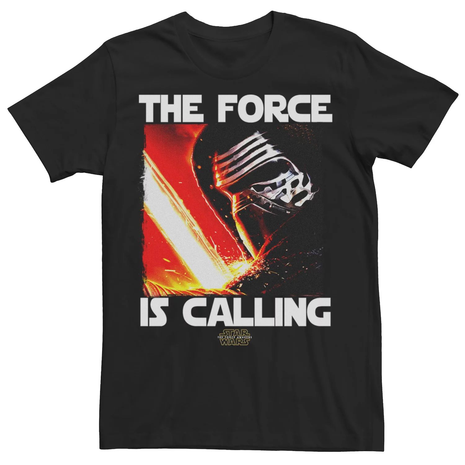 цена Мужская футболка The Force Awakens Kylo Ren The Force Is Calling Star Wars