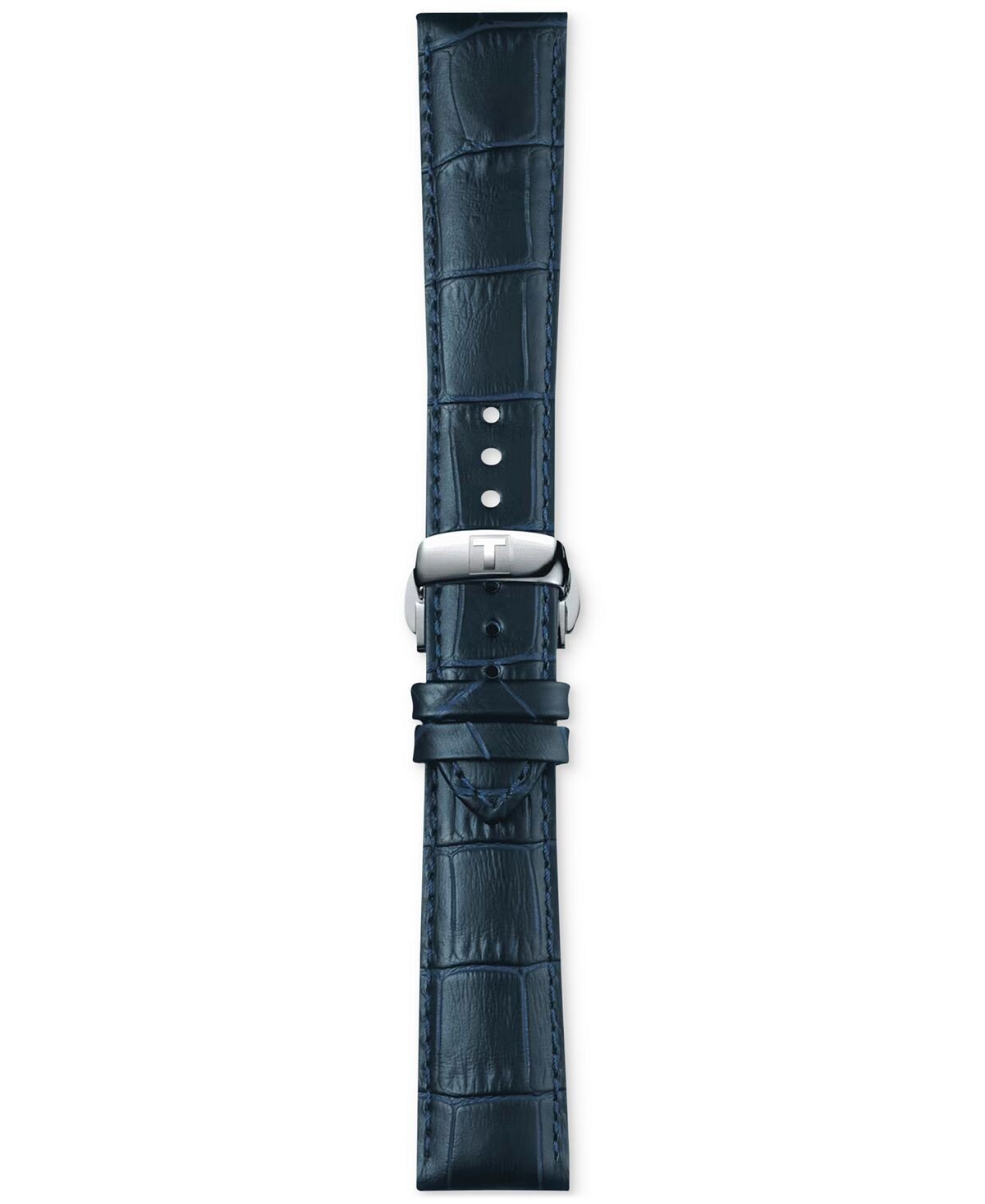

Официальный сменный синий кожаный ремешок для часов Tissot