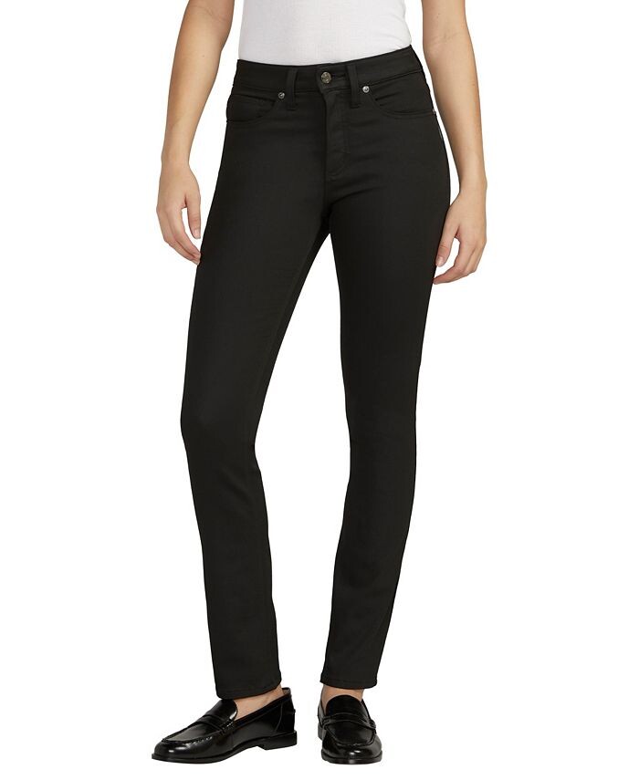

Женские прямые джинсы со средней посадкой Most Wanted Silver Jeans Co., черный