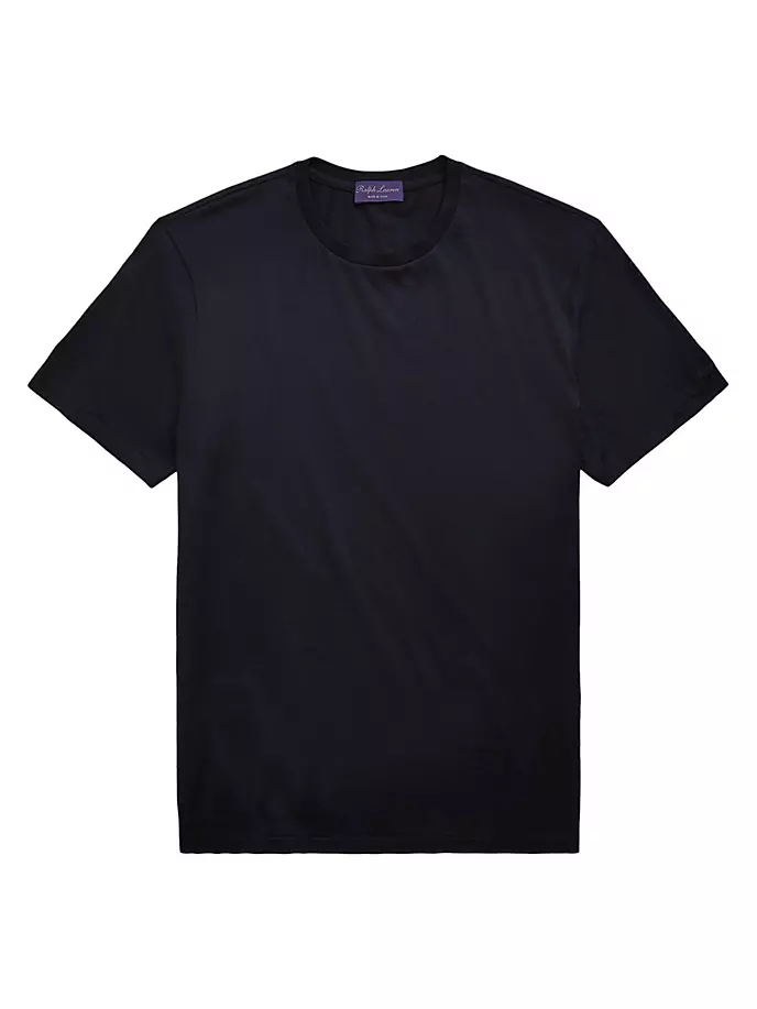 

Футболка из джерси с круглым вырезом Ralph Lauren Purple Label, темно-синий