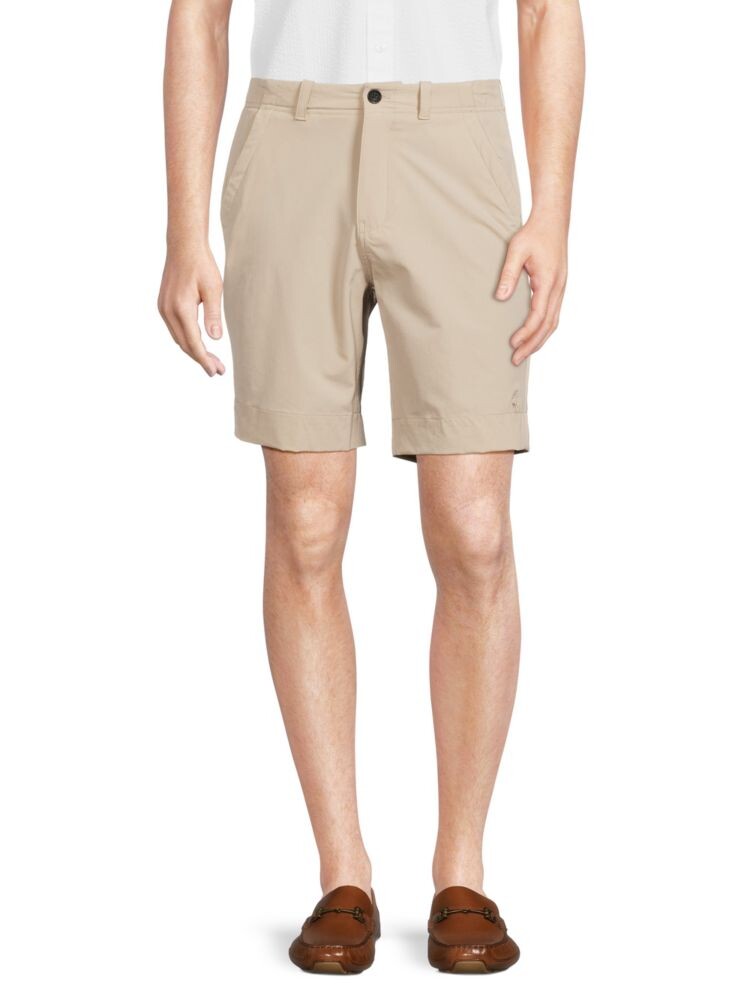 

Однотонные шорты для гольфа с плоской передней частью Brooks Brothers, цвет Wheat