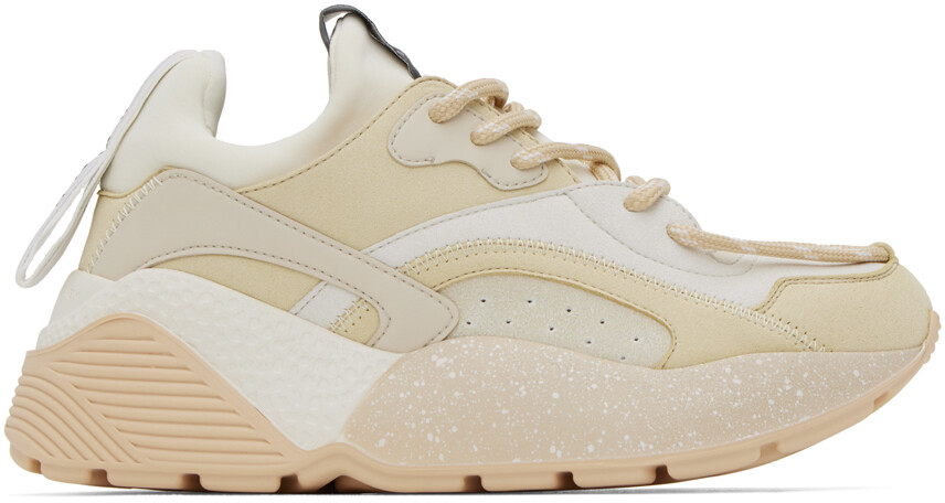 

Бежево-белые кроссовки Eclypse Stella McCartney, Белый, Бежево-белые кроссовки Eclypse Stella McCartney