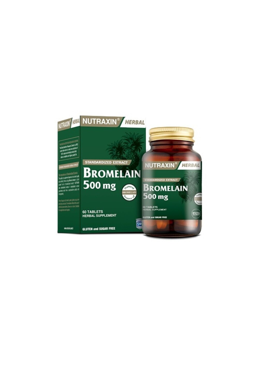 

Nutraxin Бромелайн Ананас 60 капсул
