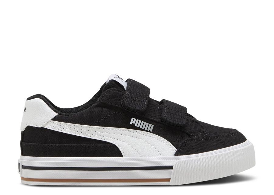 

Кроссовки Puma Court Classic Vulc FS V Little Kid, черный/белый