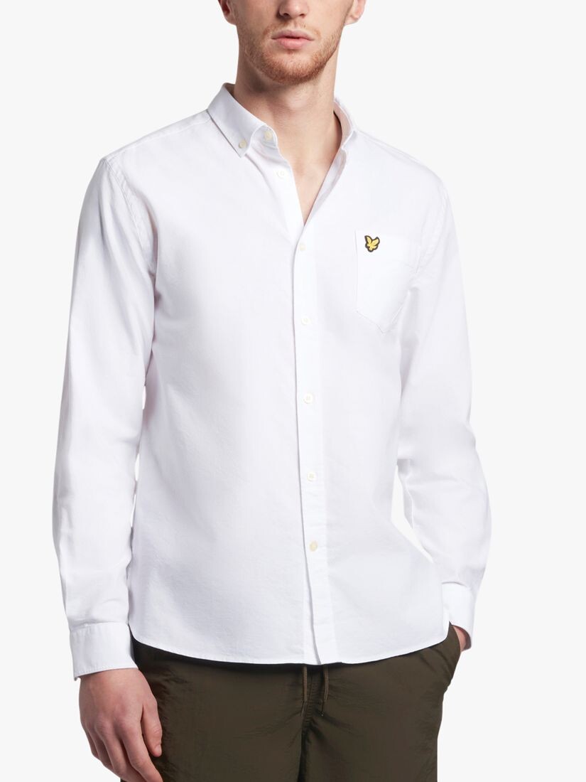 

Оксфордская рубашка обычного кроя Lyle & Scott, белая