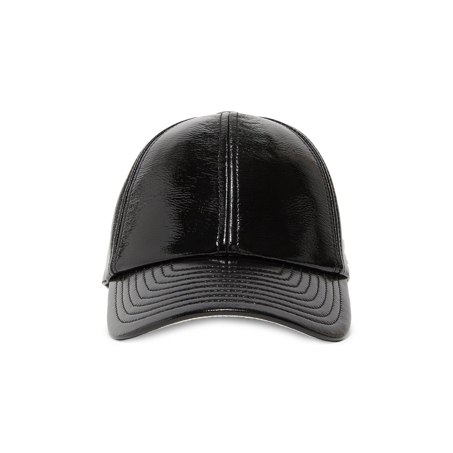 

Виниловая кепка Courrèges Signature, черная