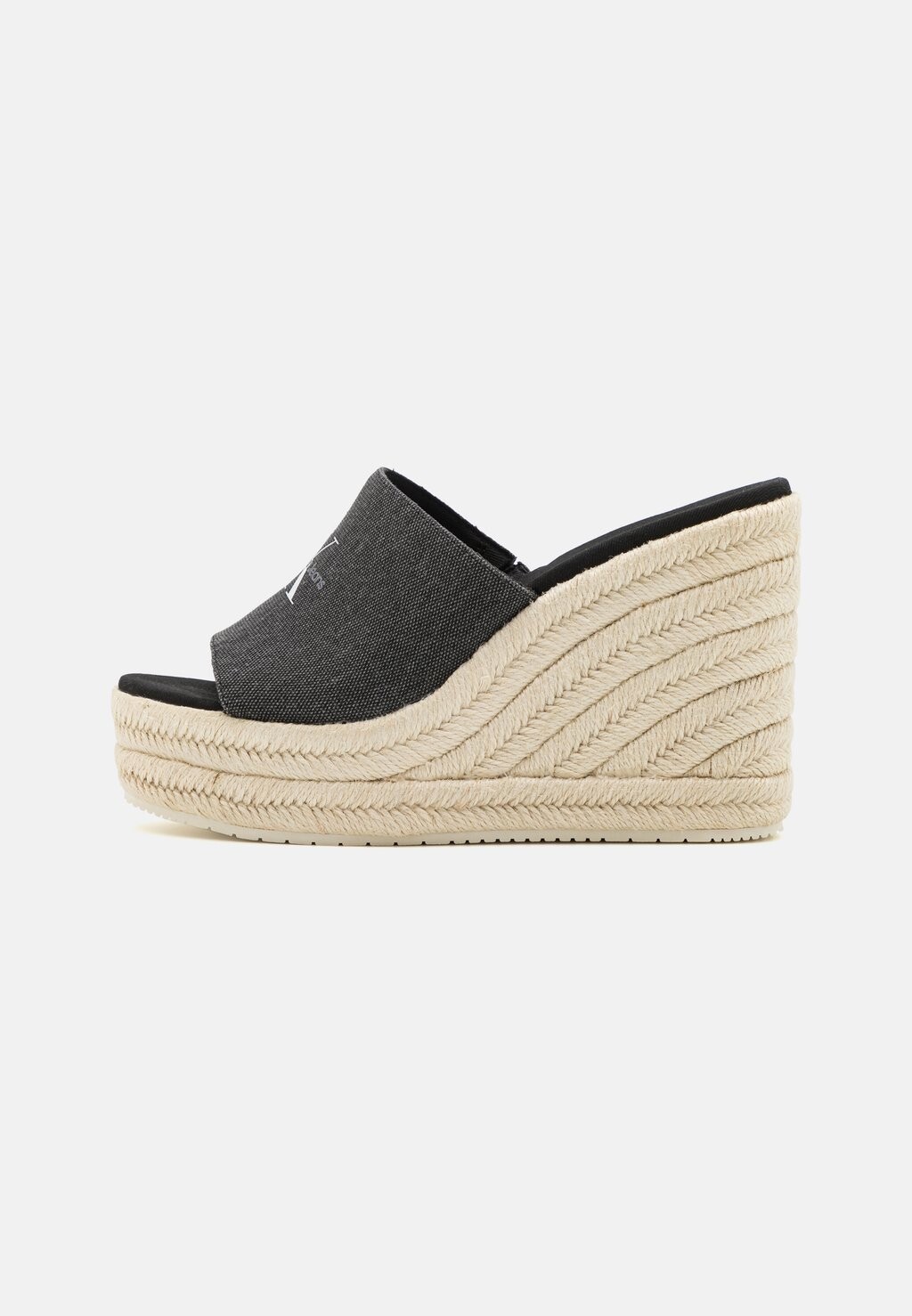 

Тапочки Slide Wedge Calvin Klein Jeans, черный