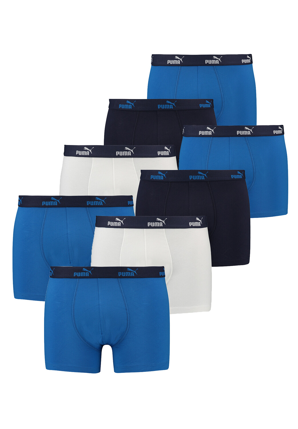 

Боксеры Puma Boxershorts PUMA PROMO SOLID Boxer 8P, цвет Blue Combo