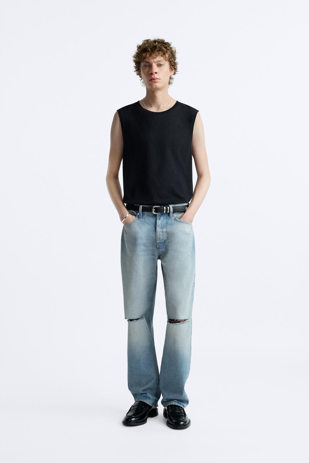 

Майка топ ZARA, черный