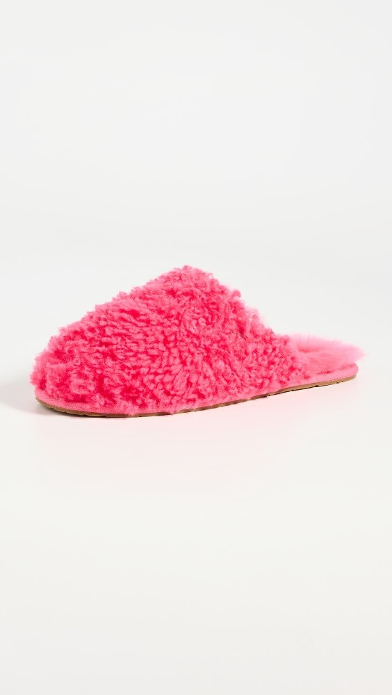 

Балетки UGG Maxi Curly Slides, розовый