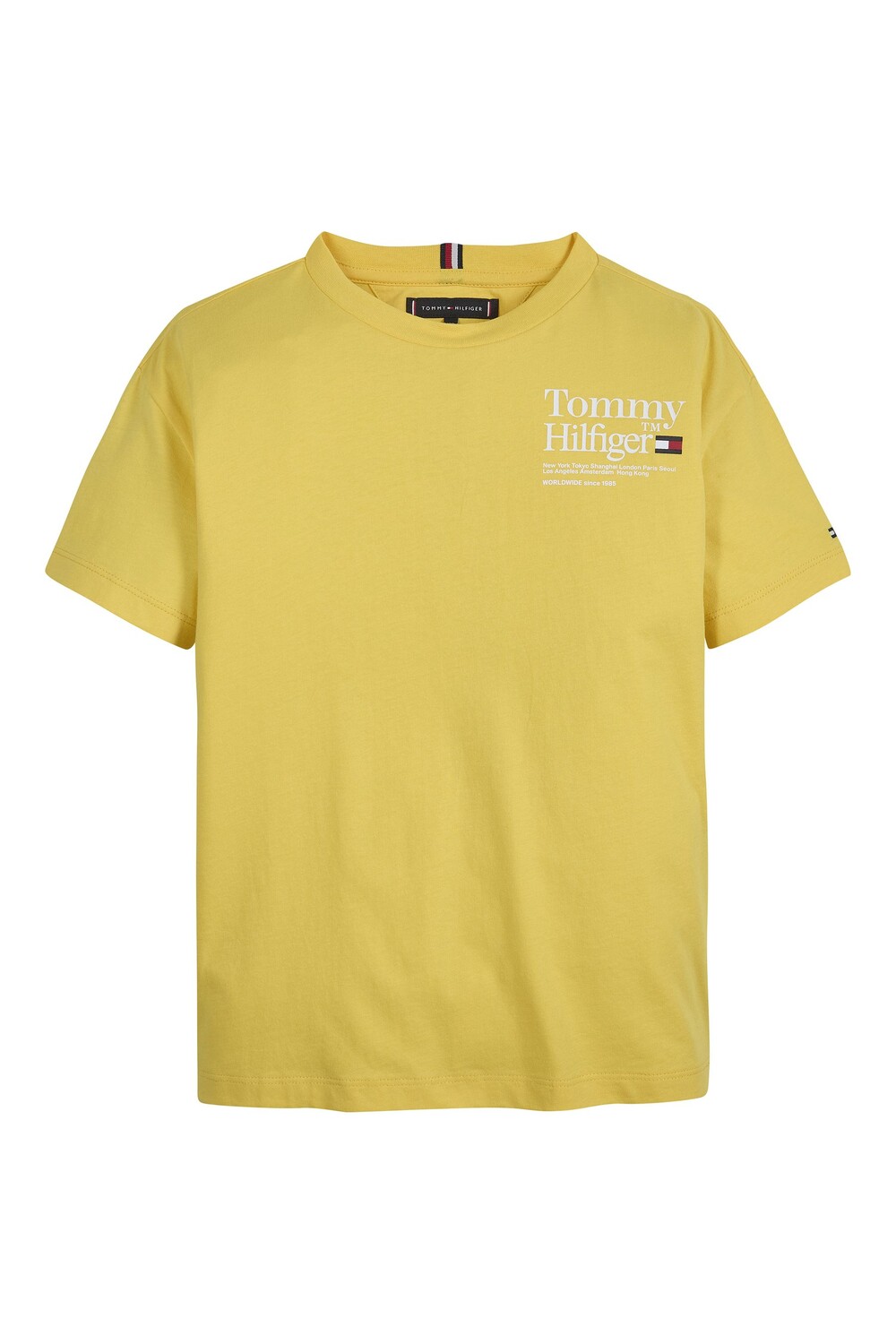 

Желтая футболка Timeless Tommy Tommy Hilfiger, желтый