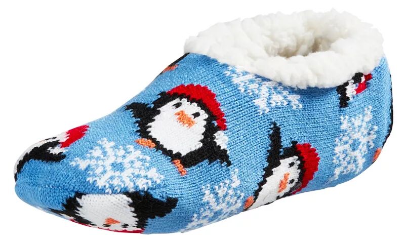 Женские уютные рождественские тапочки Northeast Outfitters, праздничные носки, светло-синий