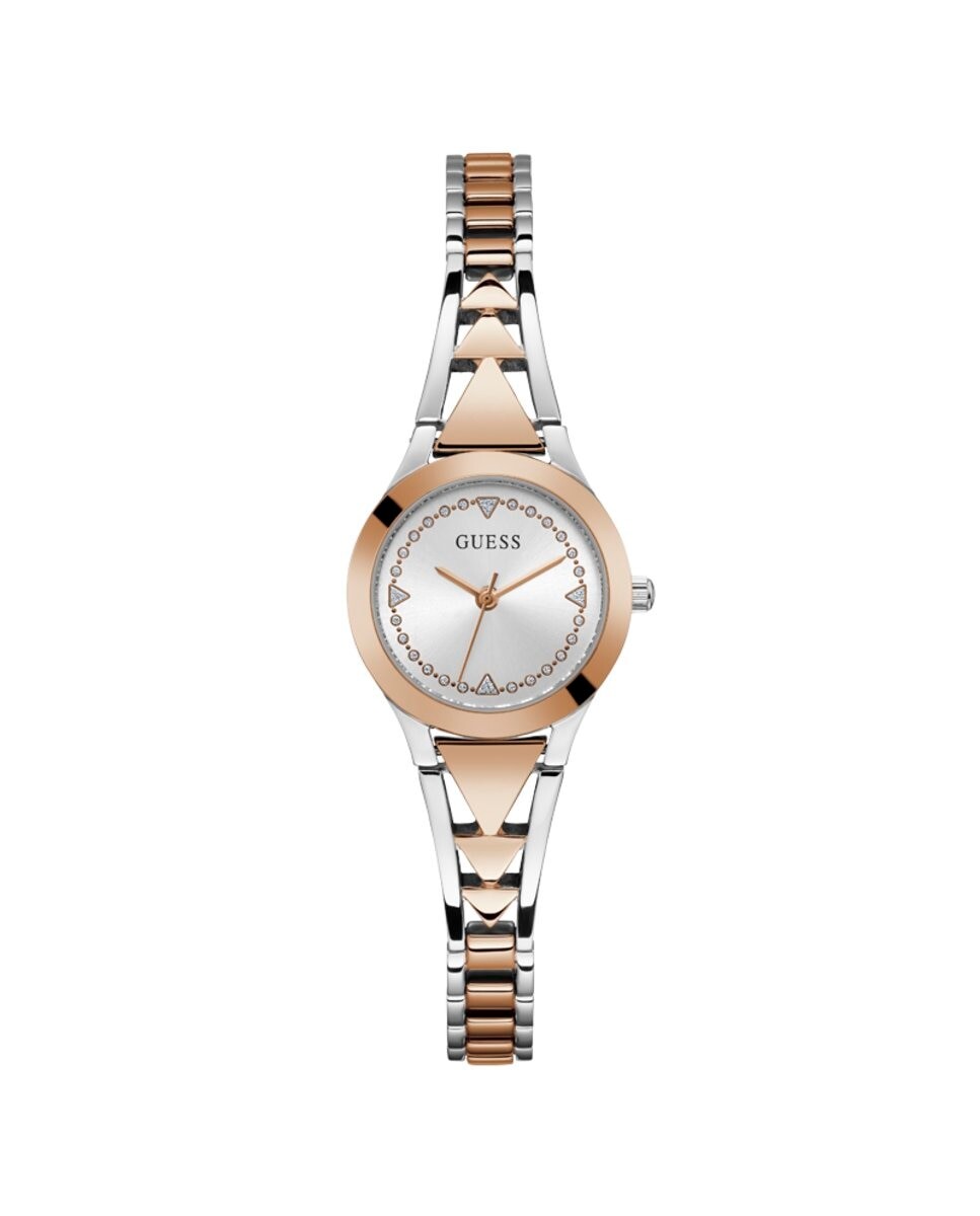 

Женские часы Tessa GW0609L3 со стальным и серебряным ремешком Guess, золотой