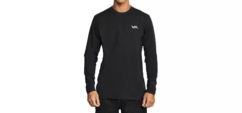 Мужская футболка Rvca Sport Vent с длинным рукавом, черный