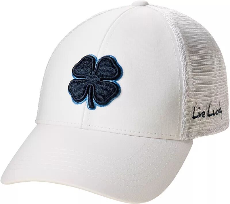 

Мужская кепка для гольфа Black Clover Perfect Luck 9 Golf Trucker, белый/синий